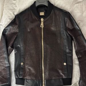 Diamond ROC luxury leather jacket size M-L